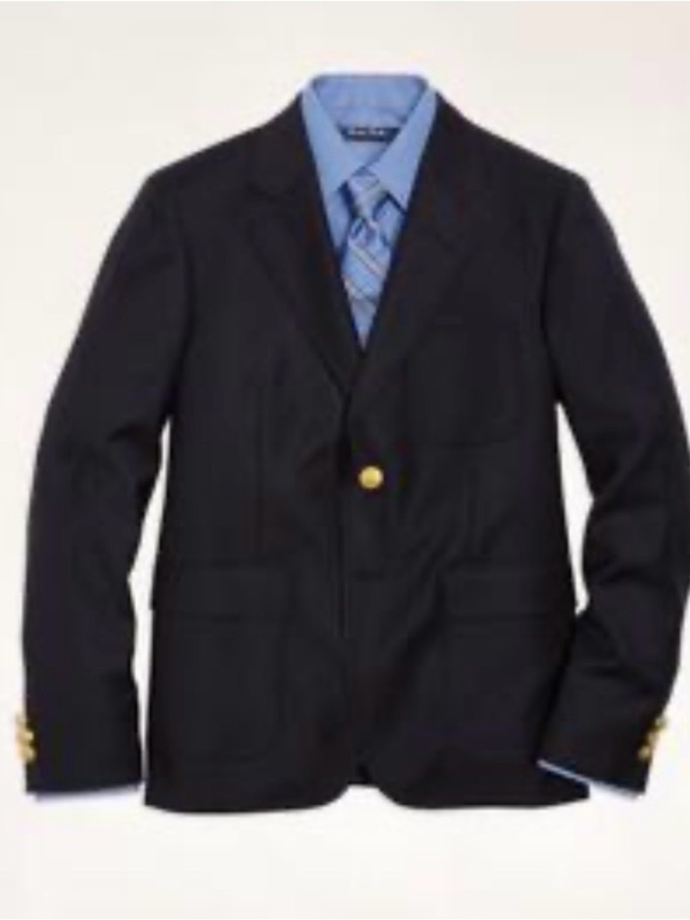 Classic Blue Teen’s Blazer with Gold Buttons. Size 16
